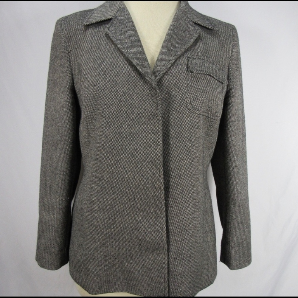 Ann Taylor LOFT black and white jacket - 10